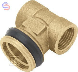 KAN-therm MANIFOLDS ACCESSORIES Trójnik G1"xG1/2"xG1/2" z uszczelką 0.12kg