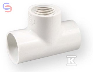 NIBCO TRÓJNIK NAKRĘTNY KW/KW/GW PVC-U 3/4" 42g
