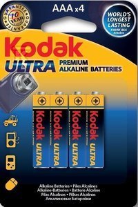 KODAK Ultra Premium LR3 3A-4 Bateria alkaliczna 4 sztuki