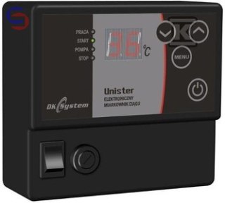 DK SYSTEM UNISTER Elektroniczny Miarkownik Ciągu 0.08x0.16x0.21m 1.11kg