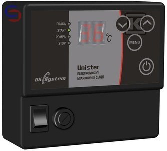 DK SYSTEM UNISTER Elektroniczny Miarkownik Ciągu 0.08x0.16x0.21m 1.11kg
