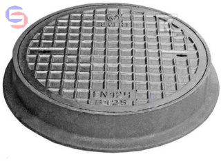 KZO MALOWANY Właz żeliwny BO 600 H45 KL.B125 61.5kg