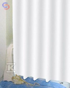 BISK UNI Zasłonka PEVA Biała 180x200cm 0,42kg
