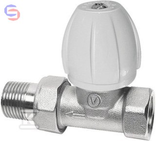 VALVEX ACTIV Zawór grzejnikowy prosty 1/2" niklowany 0,25kg
