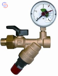 SYR 2128 Zawór napełniania instalacji G1/2" 0.79kg 184x77x190mm