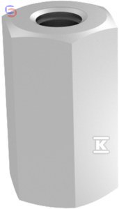 ONNLINE Złączka gwintowana M10x30 10 szt stal ocynk