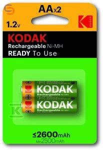 KODAK Akumulator KAAHR-2 NiMH AA 2600 mAh (2 szt.) Blister