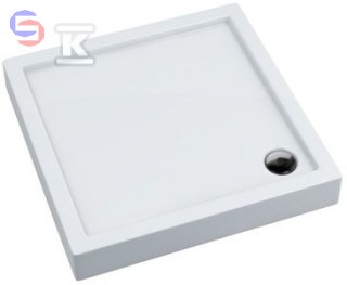 SCHEDPOL COMPETIA Brodzik kwadratowy 100x100x14 cm akryl