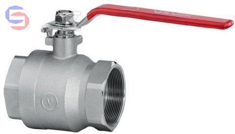 VALVEX ONYX Zawór kulowy niklowany 4" N-N stal dźwignia