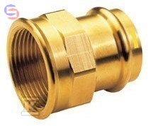 CONEX BPRESS GAS 4000 Mufa przejściowa 18x1/2" GW brąz