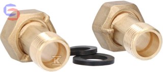 ONNLINE Śrubunek wodomierzowy DN20 3/4" KPL 2 szt