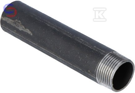 GELDBACH Sztucer czarny gwint jednostronny 3/4" L=120mm stal