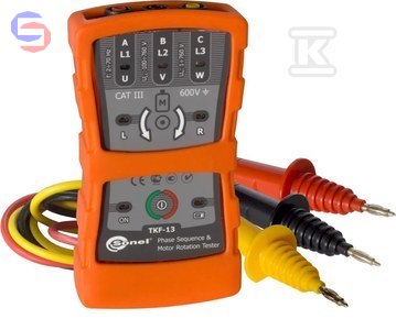 SONEL TKF-13 Tester kolejności faz 0.51kg 124x77x248mm