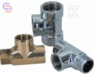 ONNLINE TRÓJNIK GW 1/2" Mosiądz Chromowany HAO458