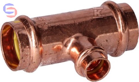 CONEX BPRESS GAS 5000 Trójnik redukcyjny 28x15x28 CU B Press Gas