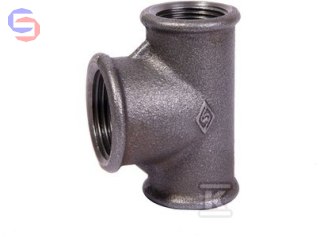 OPAL Trójnik redukcyjny nakrętny 6/4x5/4x6/4 czarny B1 NR25 130-33S