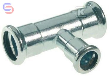 KAN-therm STEEL FITTINGS SPRINKLER Trójnik redukcyjny 54x42x54 mm stal węglowa