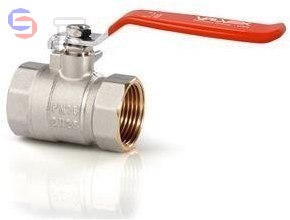 VALVEX ORO Zawór kulowy niklowany 1 1/4" stal dźwignia