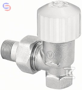 VALVEX VECTOR ZT22 DN15 Zawór termostatyczny kątowy niklowany 0,26kg