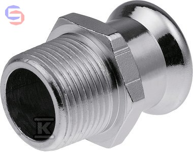 KAN-therm STEEL FITTINGS Złączka 22xR1" GZ stal węglowa