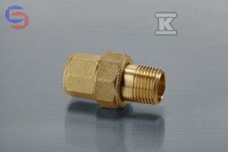 VALVEX Śrubunek Twist prosty L55 1/2" O-ring mosiądz