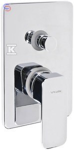 VALVEX LOFT Bateria wannowo-natryskowa podtynkowa chrom 0.21x0.15x0.21m