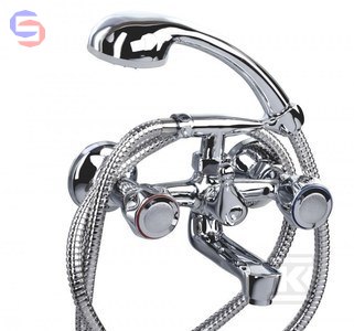 VALVEX CLASS Bateria wannowa ścienna chrom 0.16x0.21x0.21m