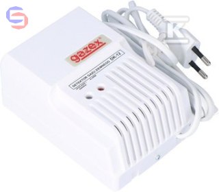 GAZEX DK-12.Z Domowy detektor gazu ziemnego 230V z zaworem