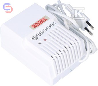 GAZEX DK-12.Z Domowy detektor gazu ziemnego 230V z zaworem