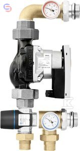 KAN-therm MANIFOLDS ACCESSORIES Grupa pompowa termostatyczna 20-43°C Kvs 1.6