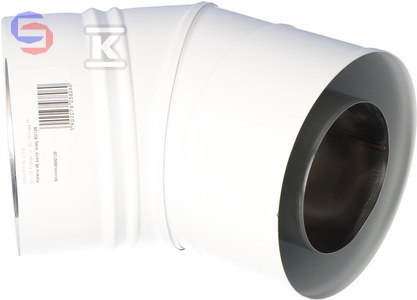 KRZYS-POL SKK Kolano 45° 80/125 mm Białe Kondensacyjne