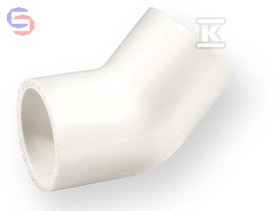 NIBCO Kolano 45° KW/KW PVC-U 1 1/2" 0.1kg