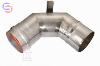 KRZYS-POL SJK Kolano 90° DN60 Kondensacyjny Turbo z Podporą