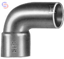 CONEX SERIA 5000 Kolano miedziane 12/90 LWxLZ 14x17x33mm