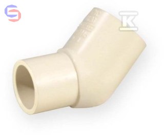 NIBCO Kolano nyplowe 45° KW/KZ 1/2" PVC-C
