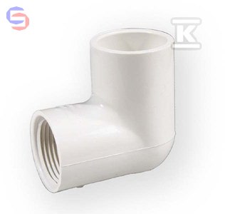 NIBCO Kolano z gwintem nakrętne KW/GW PVC-U 1" 0.06kg