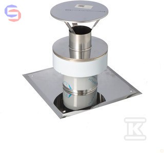 KRZYS-POL SKK Końcówka wylotu spalin 80/125 pionowa z płytą