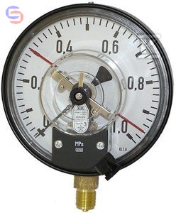 WIKA Manometr kontaktowy 0-1 MPa R160 EM3 M20x1,5