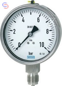 WIKA 232.50NS63 Manometr 0-16BAR G1/4" Stal CrNi