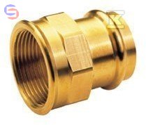 CONEX B PRESS MUFA PRZEJŚCIOWA 22x1/2 BRĄZ