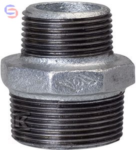 OPAL Nypel redukcyjny ocynk 1"x1/2" N8 NR40 0,124kg