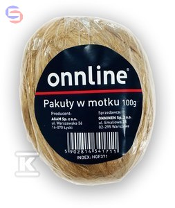 ONNLINE Pakuły lniane 100g 0.102kg 82x85x126mm