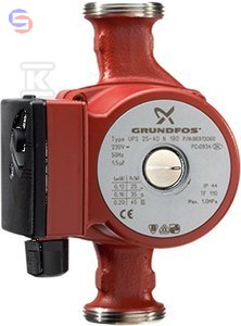 GRUNDFOS UPS 20-45N 150 Pompa cyrkulacyjna 3.8kg 0.21x0.2x0.2m