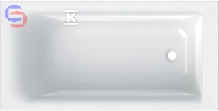 KOŁO REKORD Wanna prostokątna 140x70x45 cm 17.5 kg