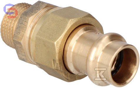 CONEX B PRESS Śrubunek uszczelnienie płaskie 15x1/2" miedź