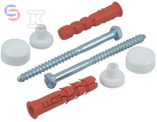 ONNLINE Śruby mocujące do miski WC B-690883 0,01x0,05x0,1m 0,966kg