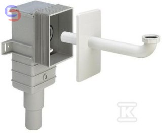 VIEGA Syfon podtynkowy 5/4" x 50/40 biały RAL 9010 553760