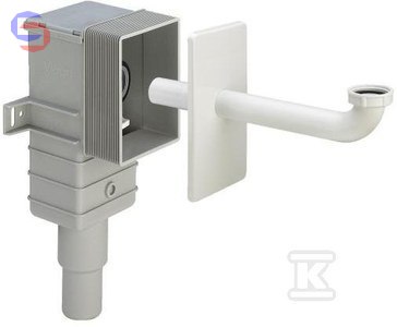 VIEGA Syfon podtynkowy 5/4" x 50/40 biały RAL 9010 553760