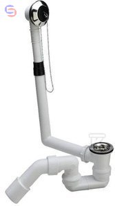 VIEGA CITAPLEX Syfon do wanny 40/50 stal chromoniklowa polerowana