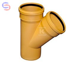 WAVIN KG Trójnik PVC 110x110/67.5 Kanalizacja zewnętrzna
